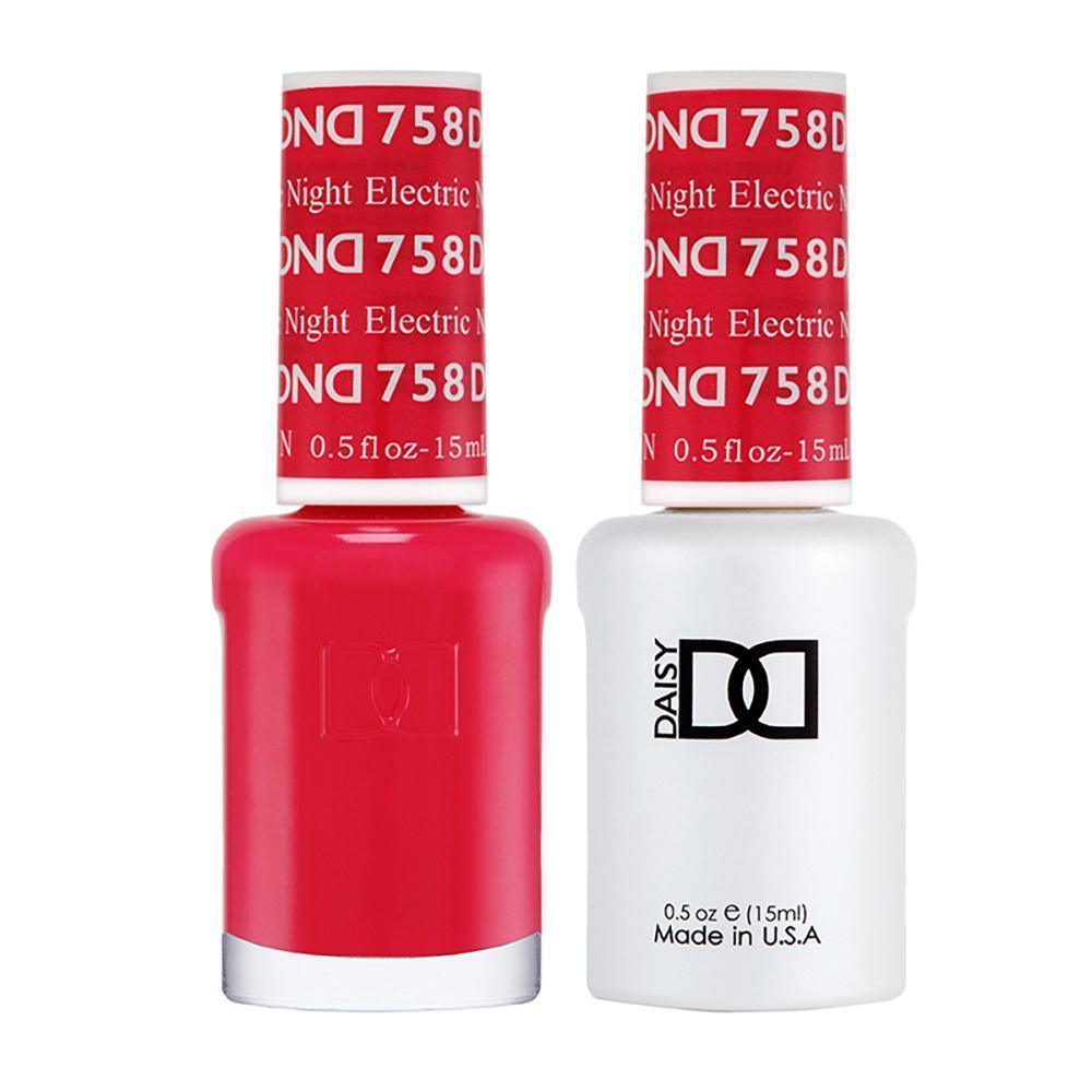 DND Gel Nail Polish Duo - 758 Purple Colors - Electric Night