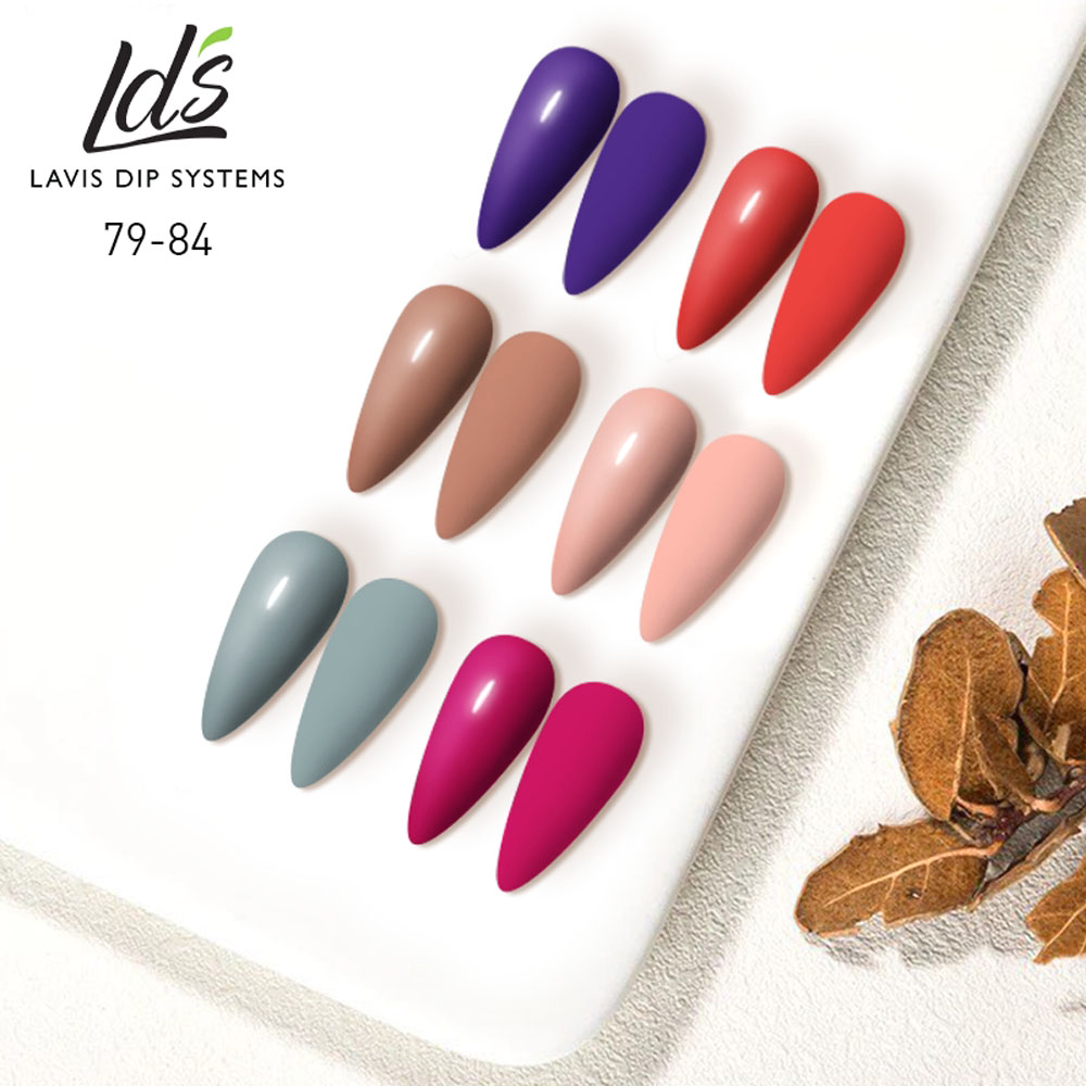 LDS Healthy Nail Lacquer  Set (6 colors): 079 to 084