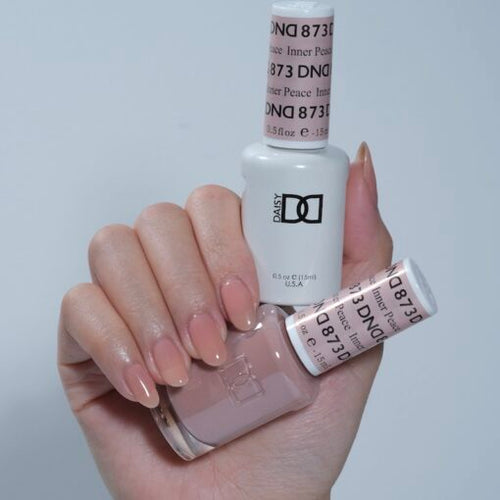 DND Gel Nail Polish Duo - 873 Inner Peace - DND Sheer Collection