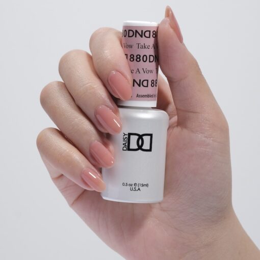 DND Gel Nail Polish Duo - 880 Take A Vow - DND Sheer Collection