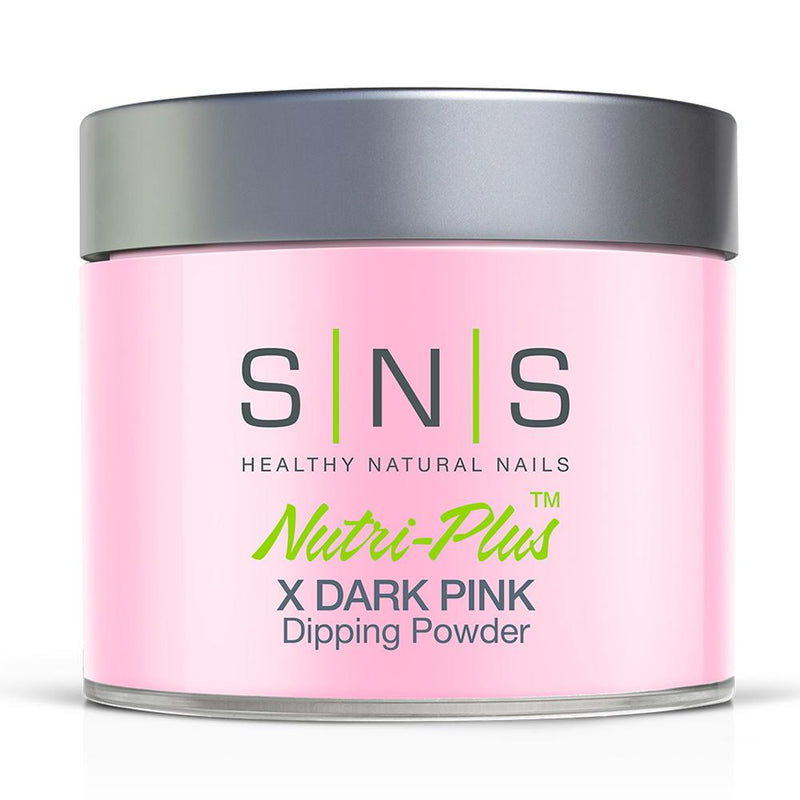 SNS X Dark Pink Dipping Powder Pink & White - 4 oz