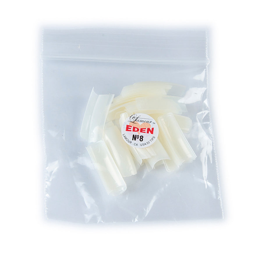 Lamour Eden Natural Tips 50pcs/bag, #8