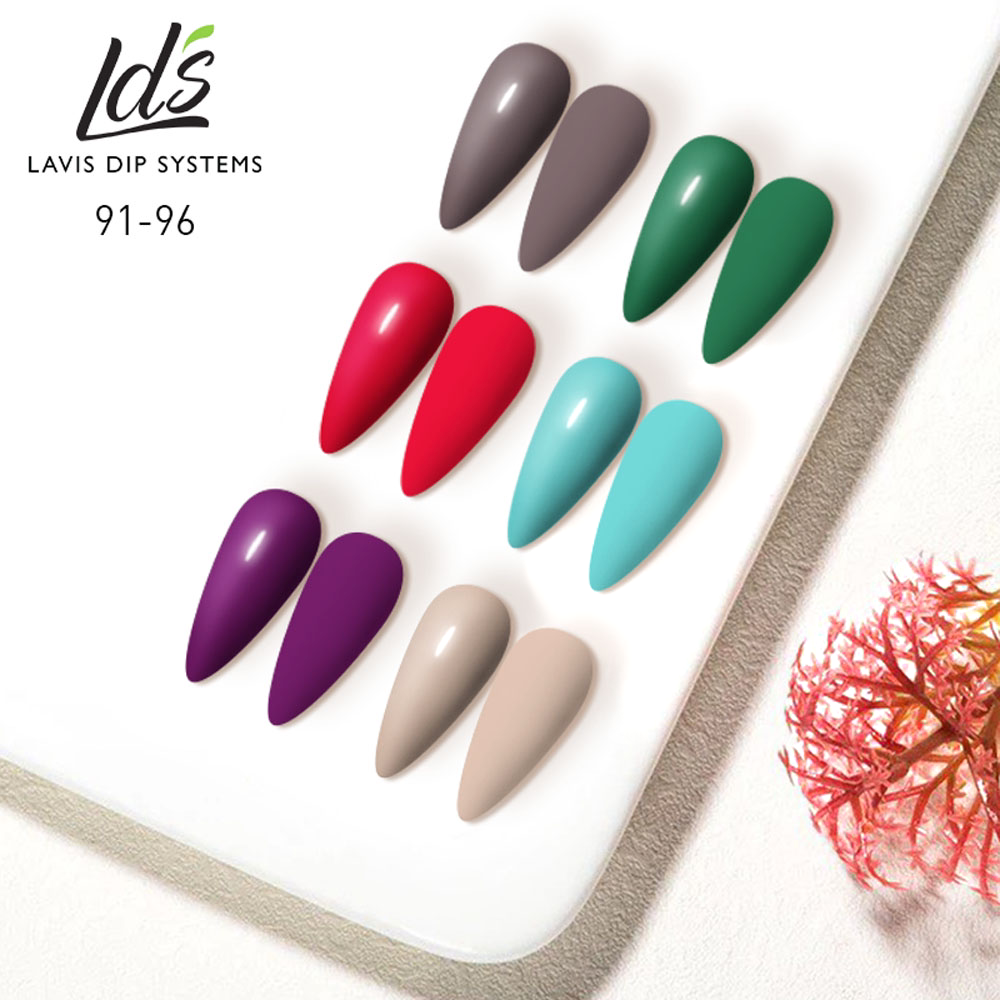 LDS Healthy Nail Lacquer  Set (6 colors): 091 to 096