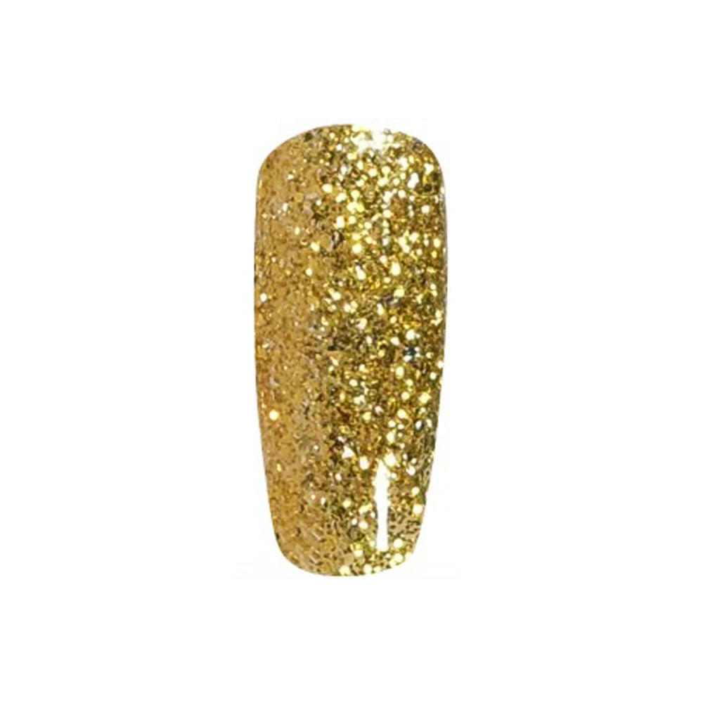 DND Gel Nail Polish Duo - 910 Morning Gold - DND Super Glitter Collection