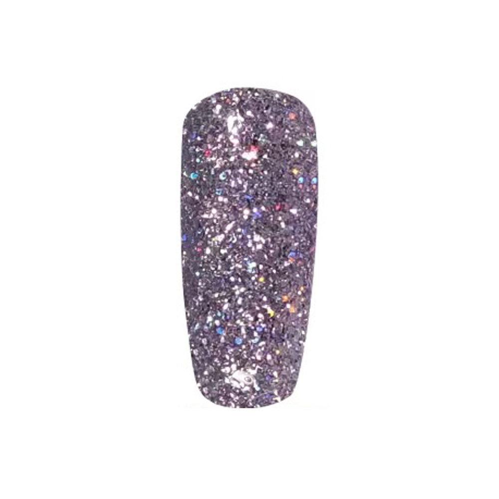 DND Gel Nail Polish Duo - 912 Lavender Aura - DND Super Glitter Collection