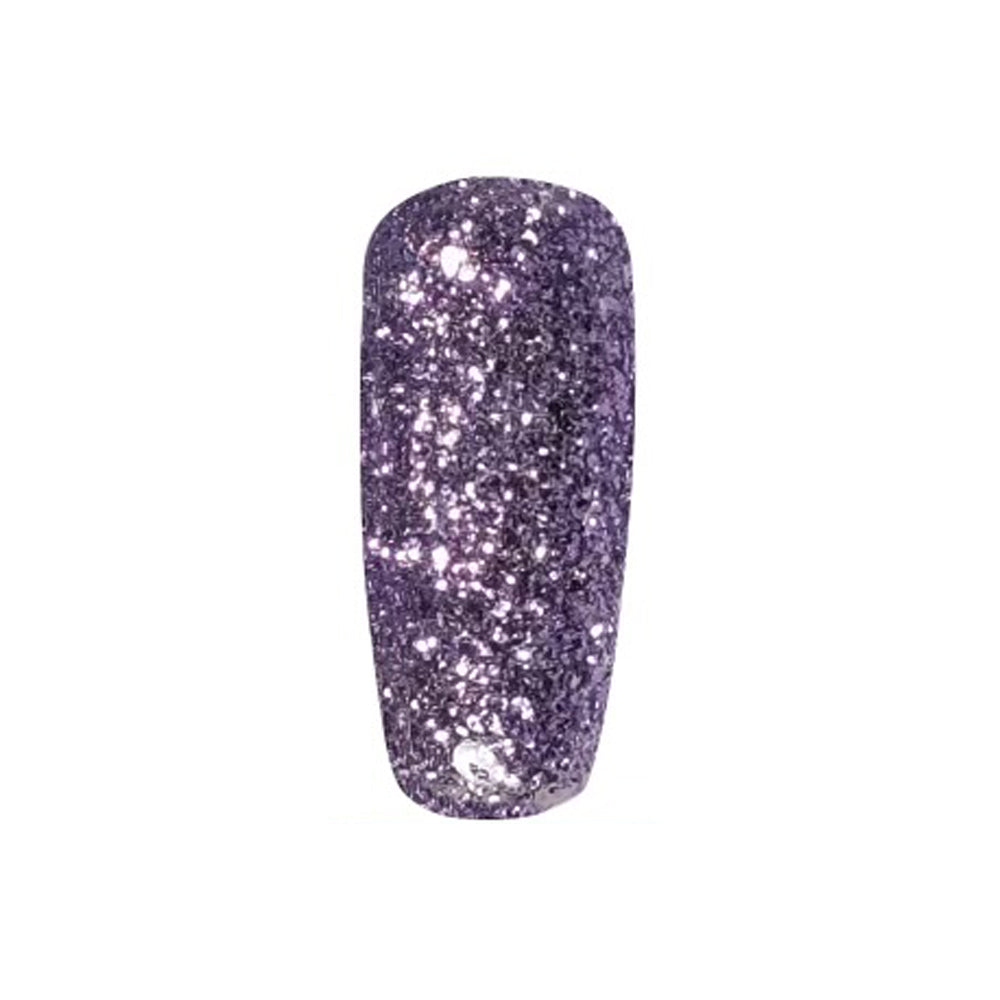 DND Gel Nail Polish Duo - 913 Lunar Lavender - DND Super Glitter Collection