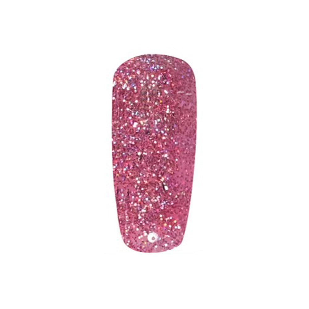 DND Gel Nail Polish Duo - 918 Pink Aura - DND Super Glitter Collection