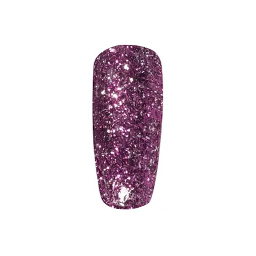 DND Gel Nail Polish Duo - 920 Magenta Aura - DND Super Glitter Collection