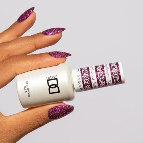 DND Gel Nail Polish Duo - 922 Berry-licious - DND Super Glitter Collection