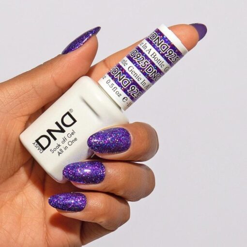 DND Gel Nail Polish Duo - 925 Genie In A Bottle - DND Super Glitter Collection