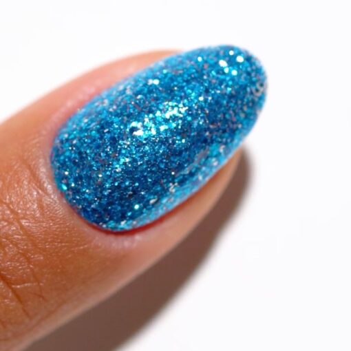 DND Gel Nail Polish Duo - 926 Blue Aura - DND Super Glitter Collection