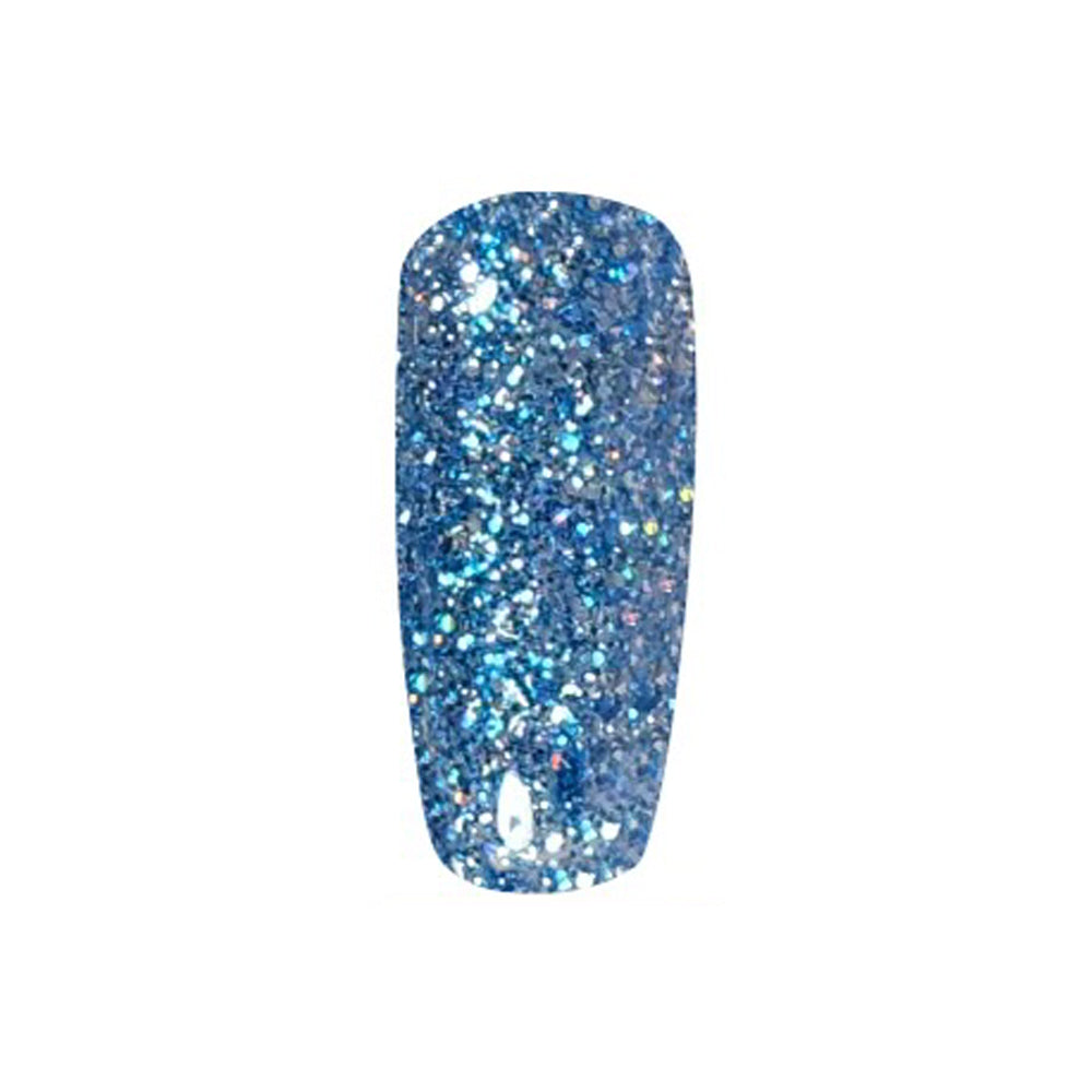 DND Gel Nail Polish Duo - 927 Blue Illusion - DND Super Glitter Collection