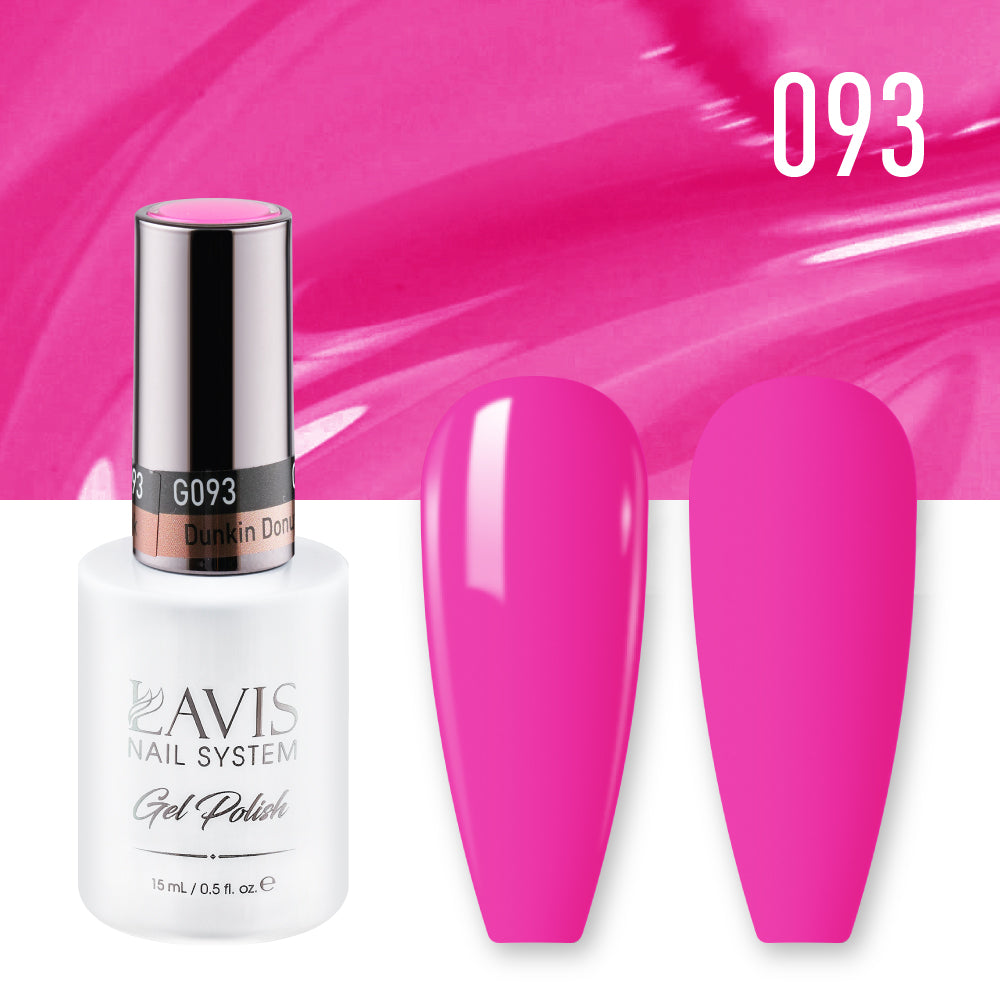 LAVIS 093 Dunkin Donut Pink - Gel Polish 0.5oz