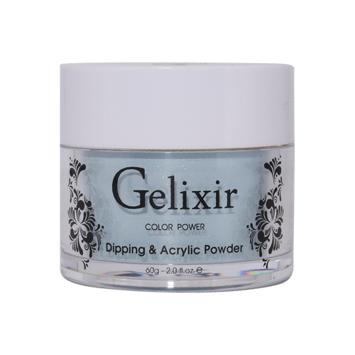  Gelixir Acrylic & Powder Dip Nails 097 Metallic Ocean - Glitter Blue Colors by Gelixir sold by DTK Nail Supply