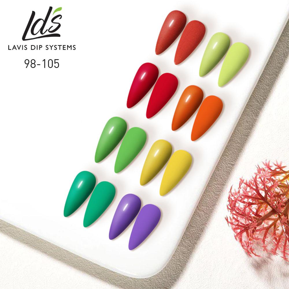 LDS Healthy Nail Lacquer Set (8 colors): 098 to 105
