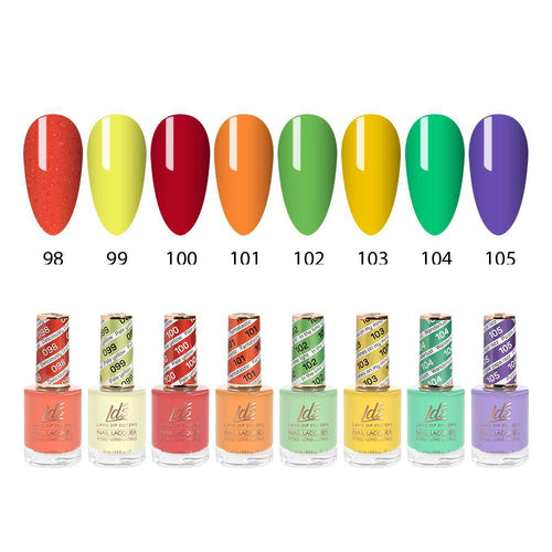 LDS Healthy Nail Lacquer  Set (8 colors) : 98 to 105