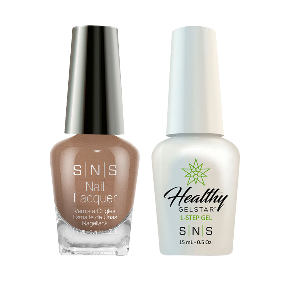 SNS AN03 Sweet Maple Gelouss - SNS Gel Polish & Matching Nail Lacquer Duo Set - 0.5oz