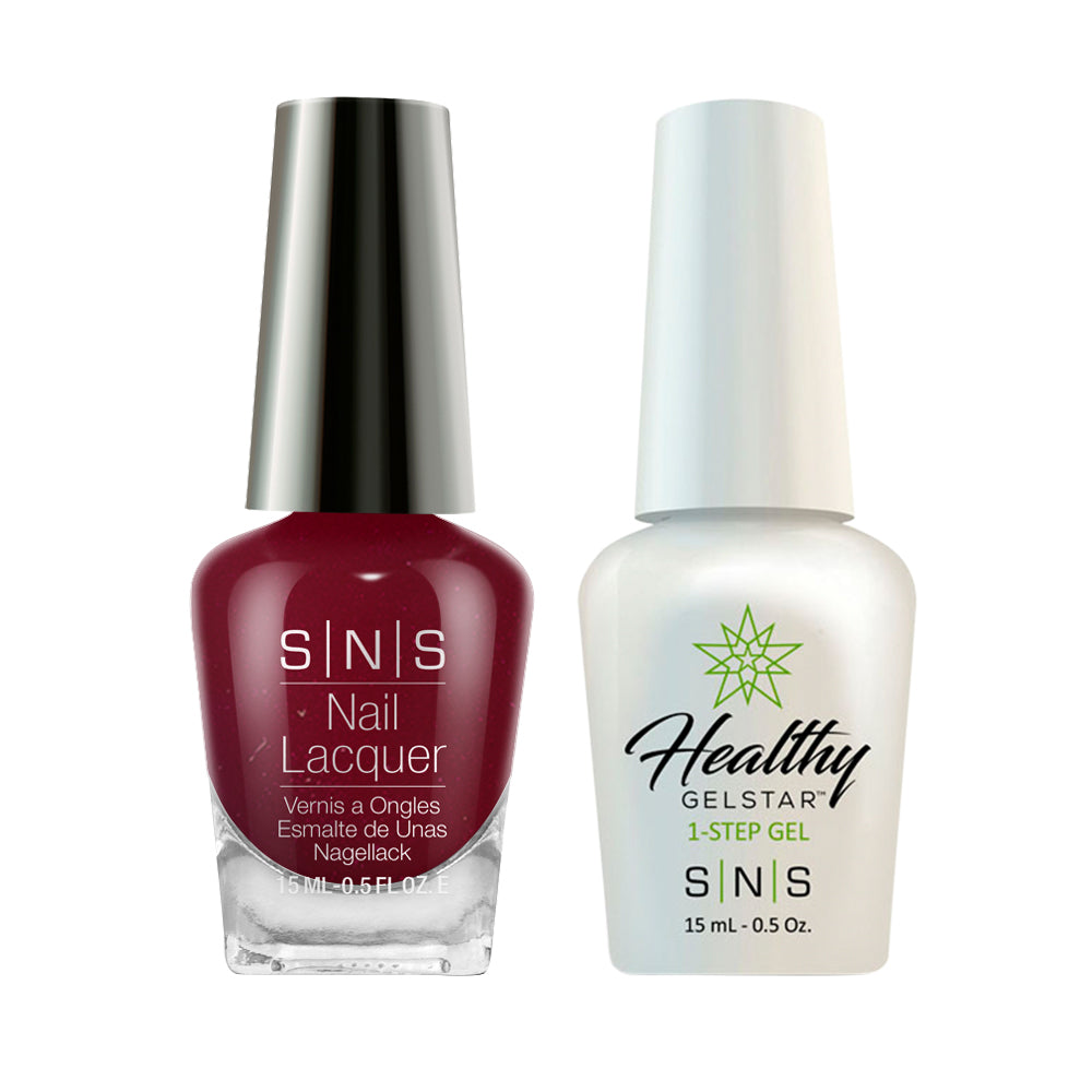 SNS AN06 Cab'n All Day Gelous - SNS Gel Polish & Matching Nail Lacquer Duo Set - 0.5oz