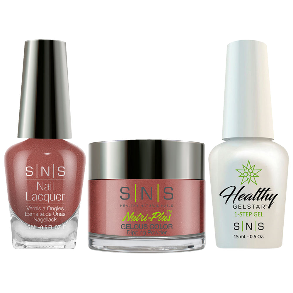 SNS 3 in 1 - AN09 Brickenridge Gelous - Dip (1.5oz), Gel & Lacquer Matching