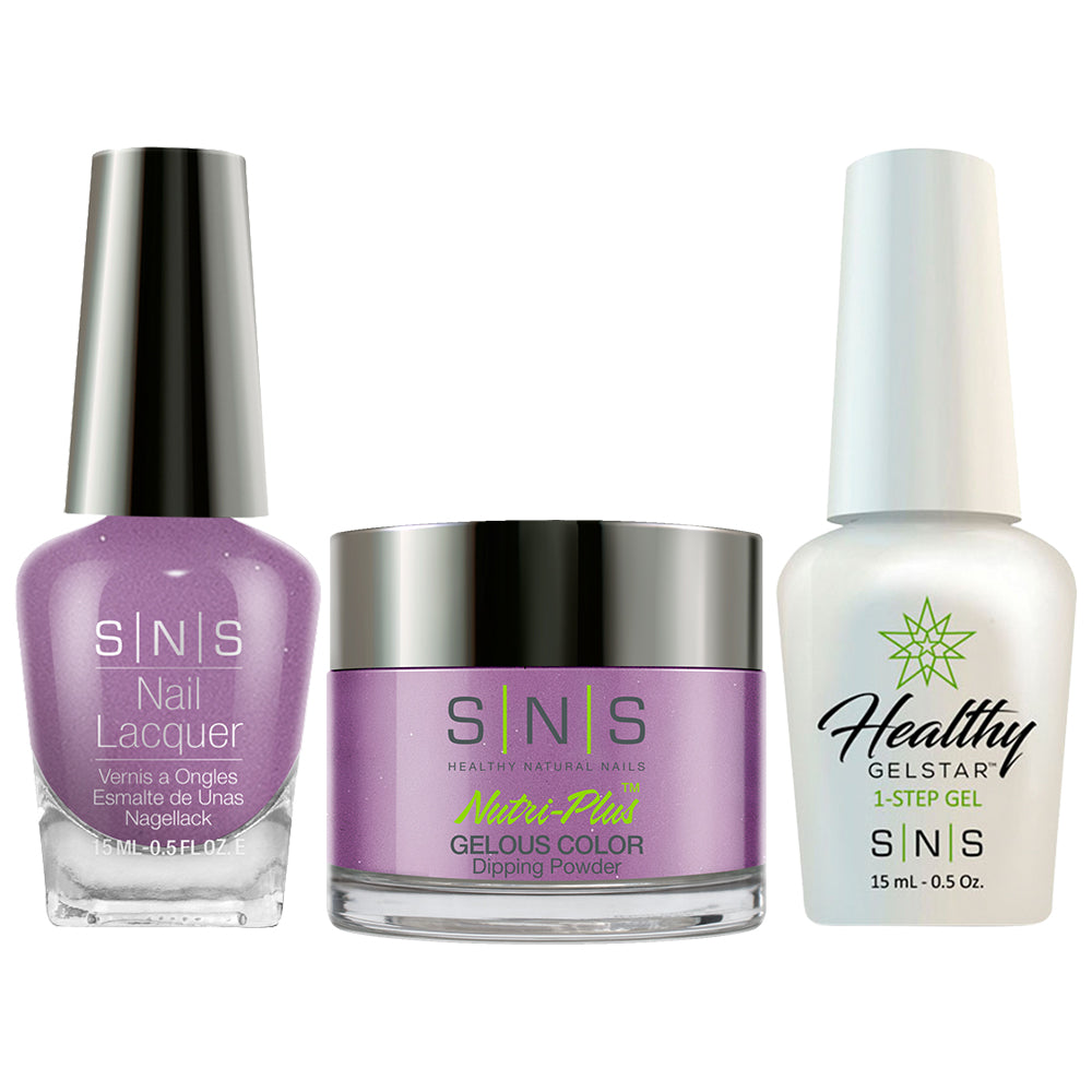 SNS 3 in 1 - AN10 Lavender Bathe Bomb Gelous - Dip (1oz), Gel & Lacquer Matching