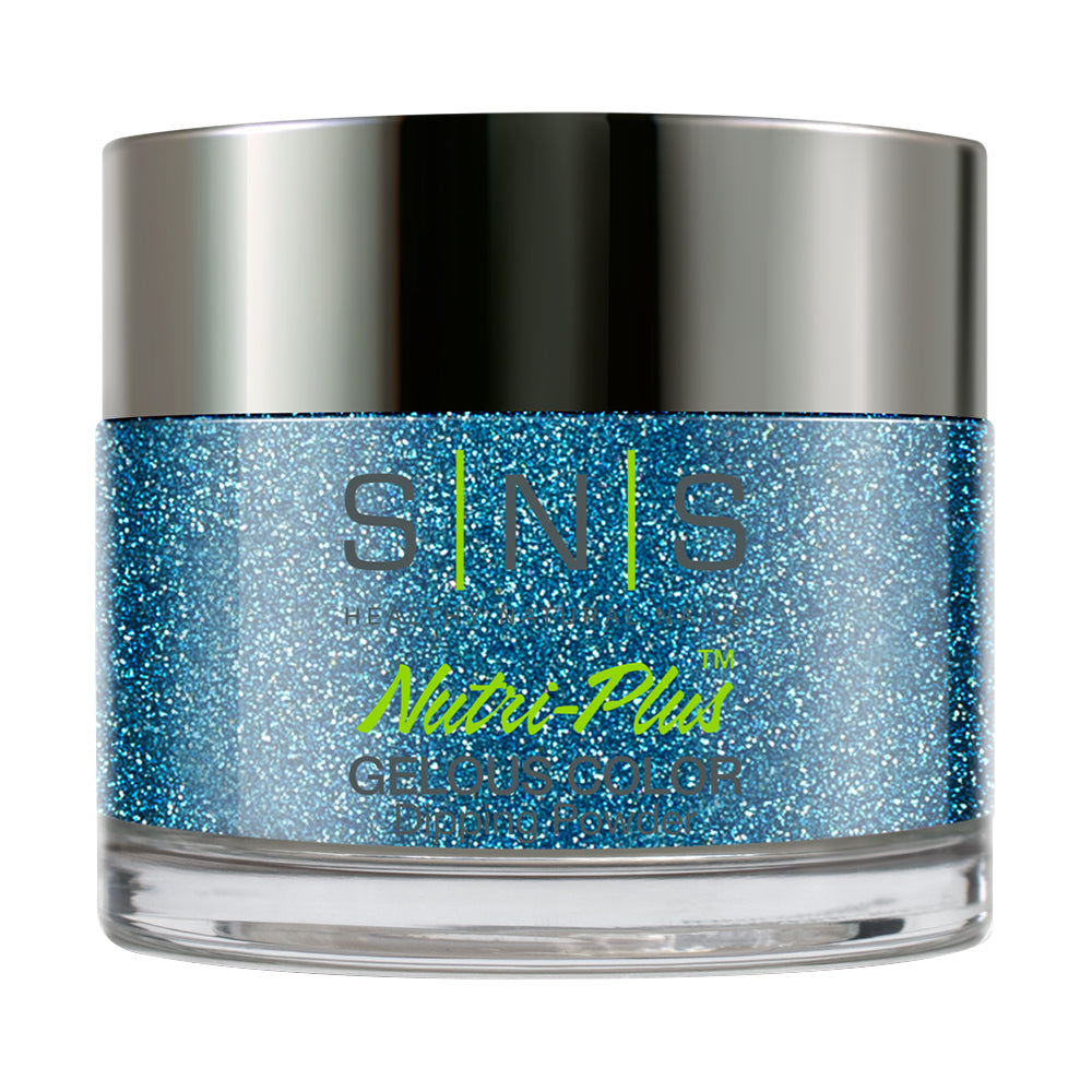 SNS AN13 - Frosty Blue Star Gelous - Dipping Powder Color 1.5oz