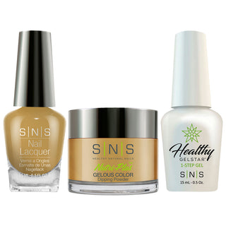 SNS 3 in 1 - AN21 Wheat Harvest Gelous - Dip (1.5oz), Gel & Lacquer Matching