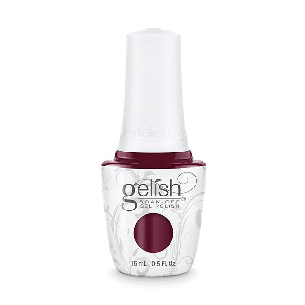 Gelish Nail Colours - Red Gelish Nails - 185 A Touch of Sass - 1110185