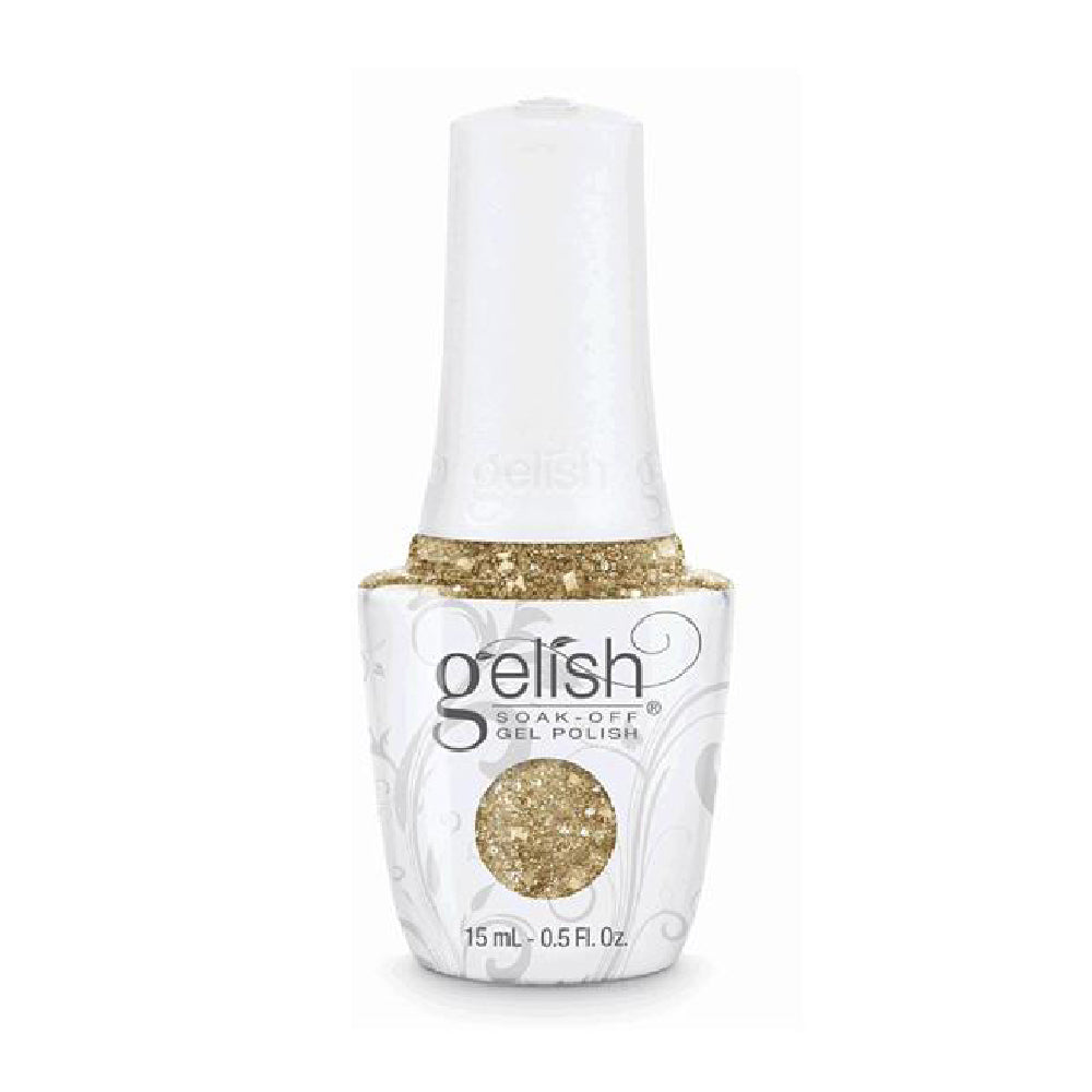 Gelish Nail Colours - Metallic Gelish Nails - 947 All That Glitters Is Gold - 1110947