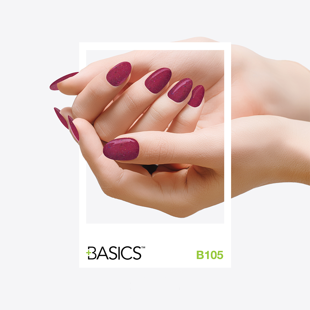  SNS Basics 105 - Gel Polish & Matching Nail Lacquer Duo Set - 0.5oz by SNS Basic sold by DTK Nail Supply