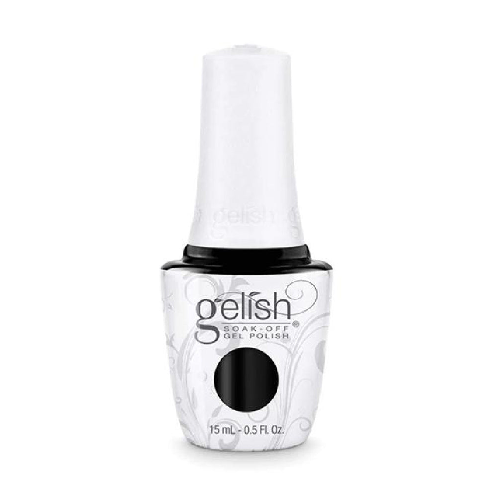 Gelish Nail Colours - Black Gelish Nails - 830 Black Shadow - 1110830