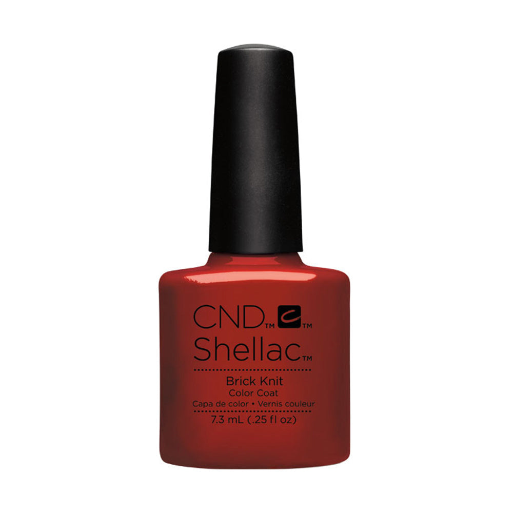 CND Shellac Gel Polish - Red Colors - 017 Brick Knit