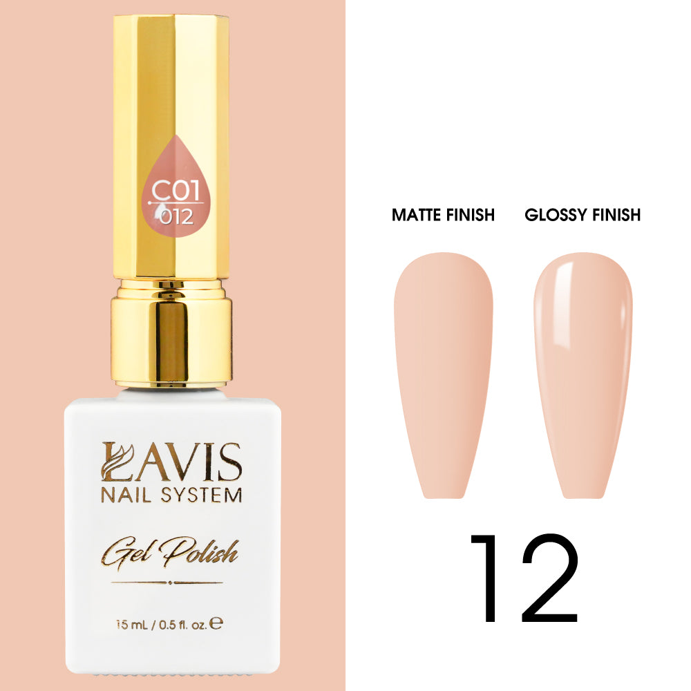 LAVIS C01 - 012 - Gel Polish 0.5 oz - Whimsical Collection