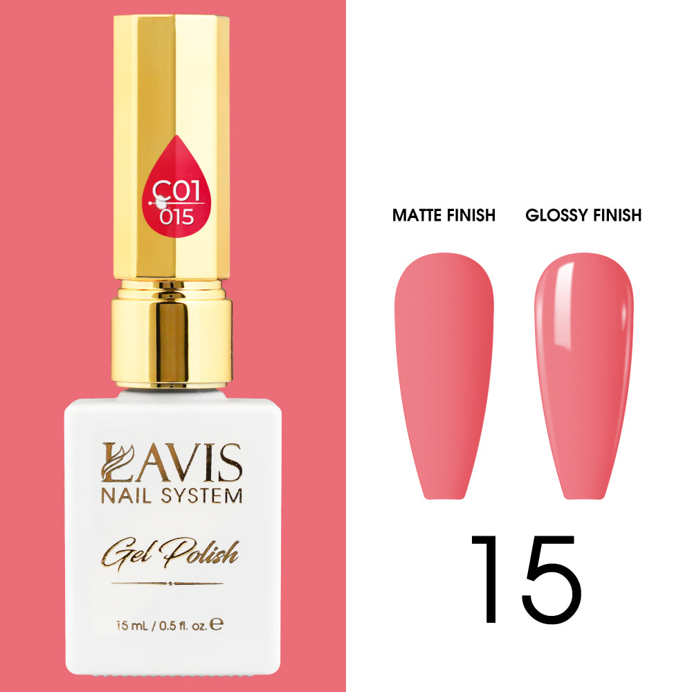 LAVIS C01 - 015 - Gel Polish 0.5 oz - Whimsical Collection