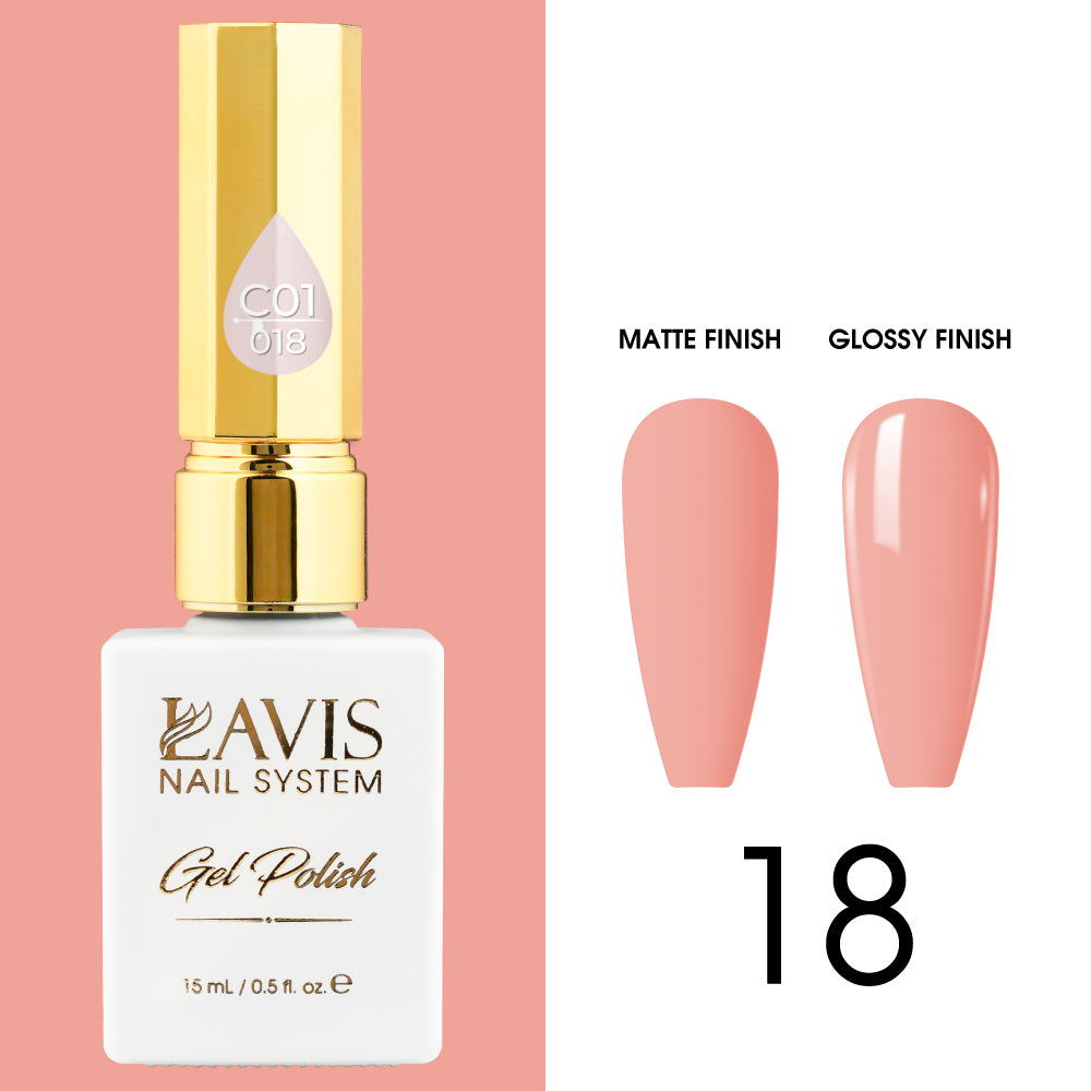 LAVIS C01 - 018 - Gel Polish 0.5 oz - Whimsical Collection