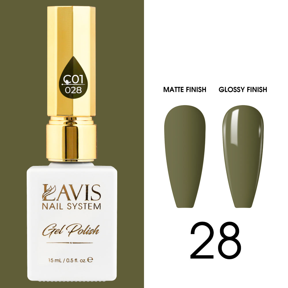 LAVIS C01 - 028 - Gel Polish 0.5 oz - Whimsical Collection