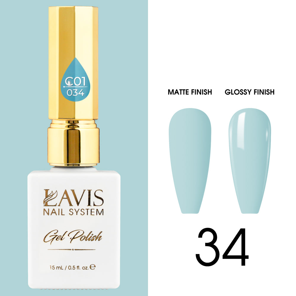 LAVIS C01 - 034 - Gel Polish 0.5 oz - Whimsical Collection