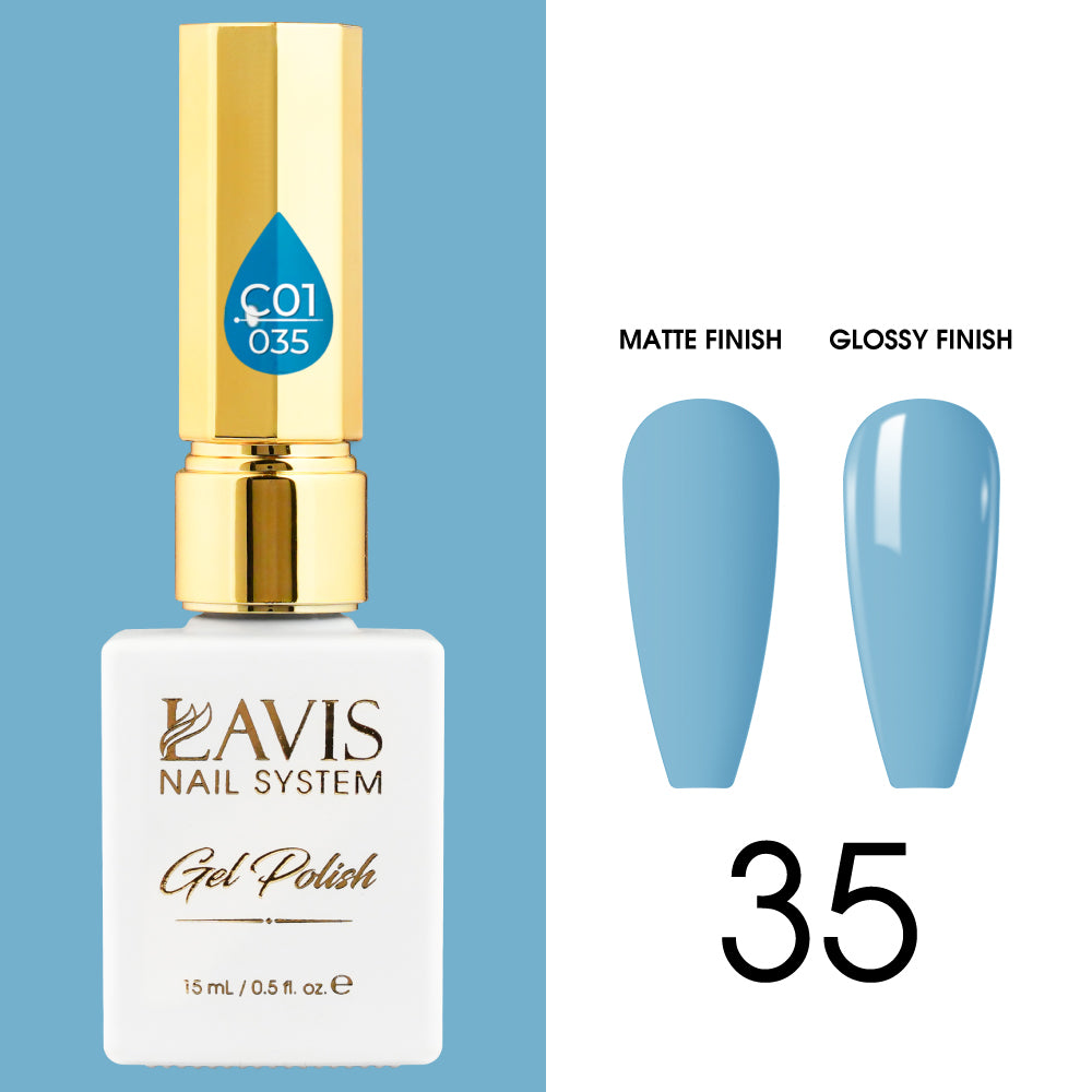 LAVIS C01 - 035 - Gel Polish 0.5 oz - Whimsical Collection