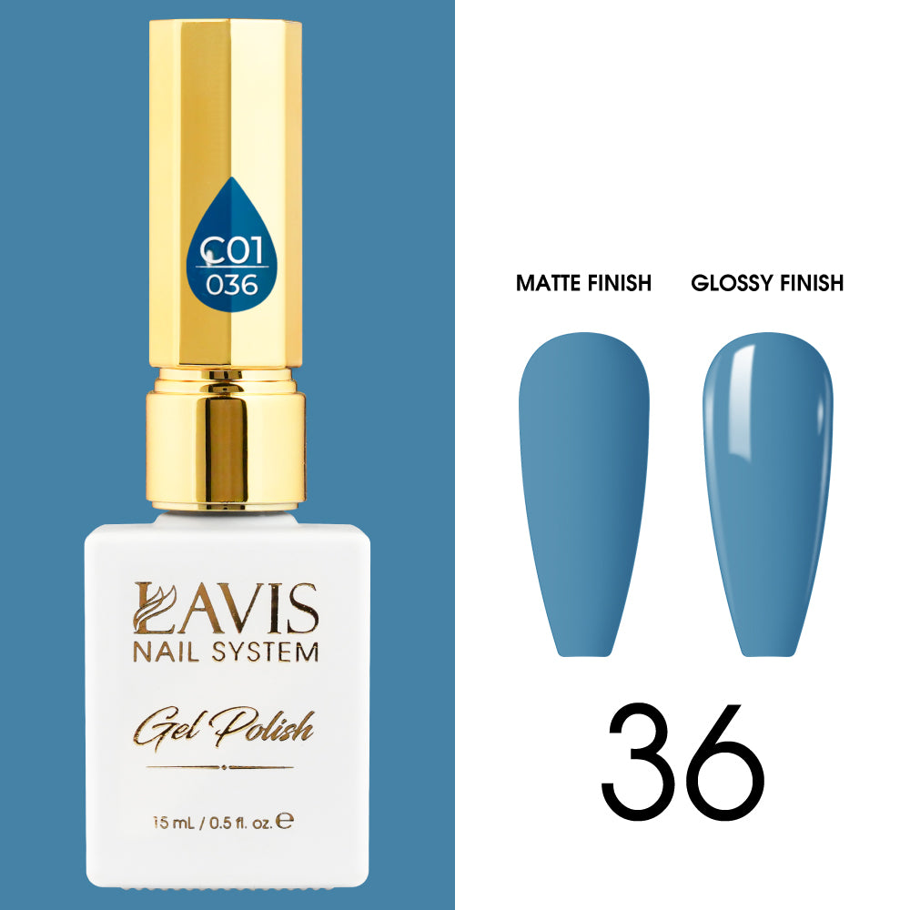 LAVIS C01 - 036 - Gel Polish 0.5 oz - Whimsical Collection