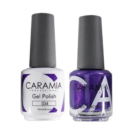 Caramia 034 - Caramia Gel Nail Polish 0.5 oz