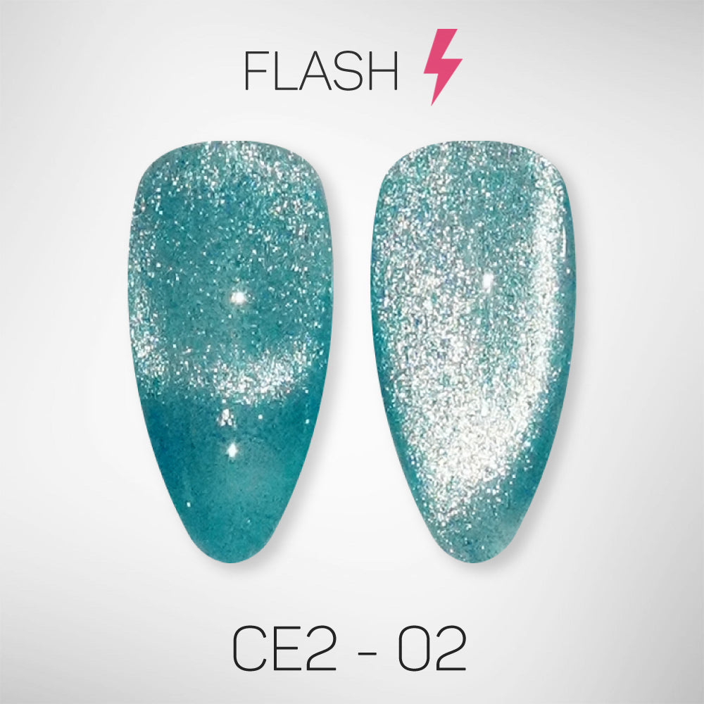 LAVIS Cat Eyes CE2 - 02 - Gel Polish 0.5 oz - Under The Sea Collection