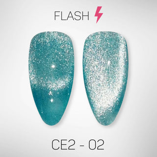 LAVIS Cat Eyes CE2 - 02 - Gel Polish 0.5 oz - Under The Sea Collection