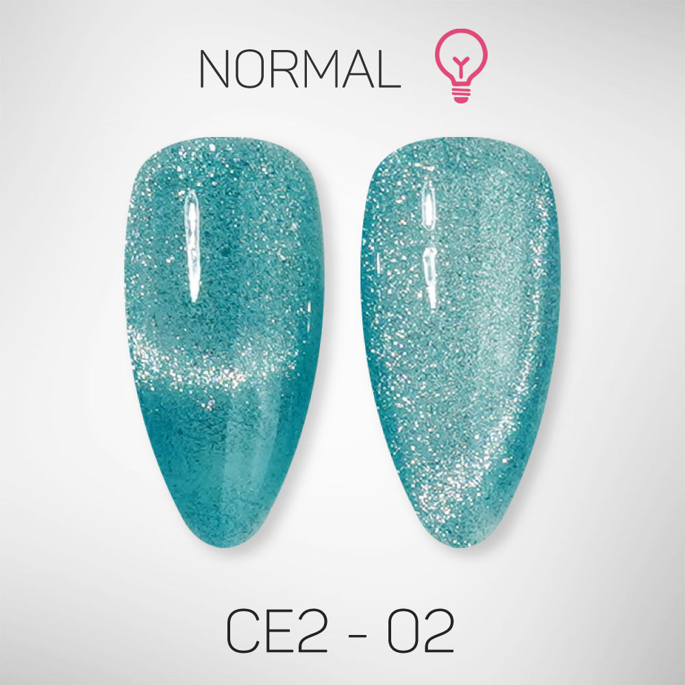 LAVIS Cat Eyes CE2 - 02 - Gel Polish 0.5 oz - Under The Sea Collection