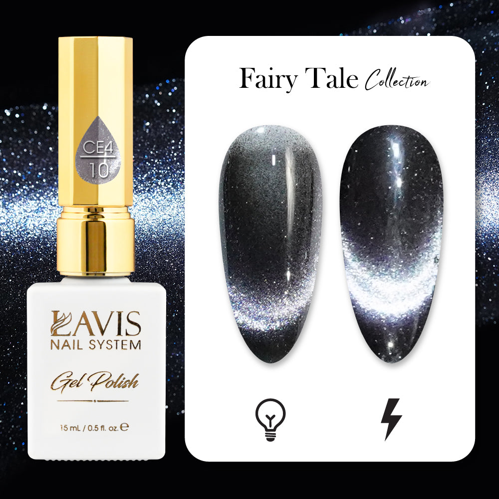 LAVIS Cat Eyes CE4 - 10 - Gel Polish 0.5 oz - Fairy Tale Collection