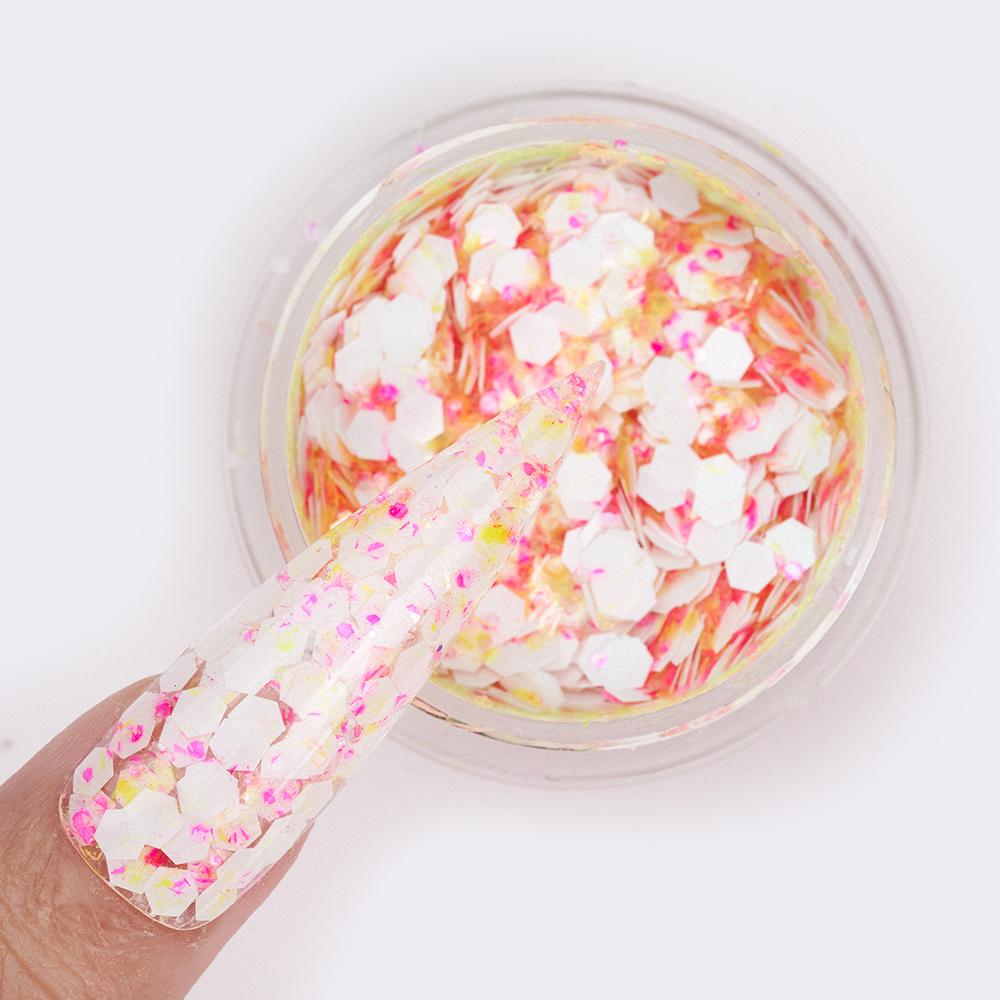 LDS Confetti Glitter Nail Art - CF01 - Cha Cha Cha - 0.5 oz