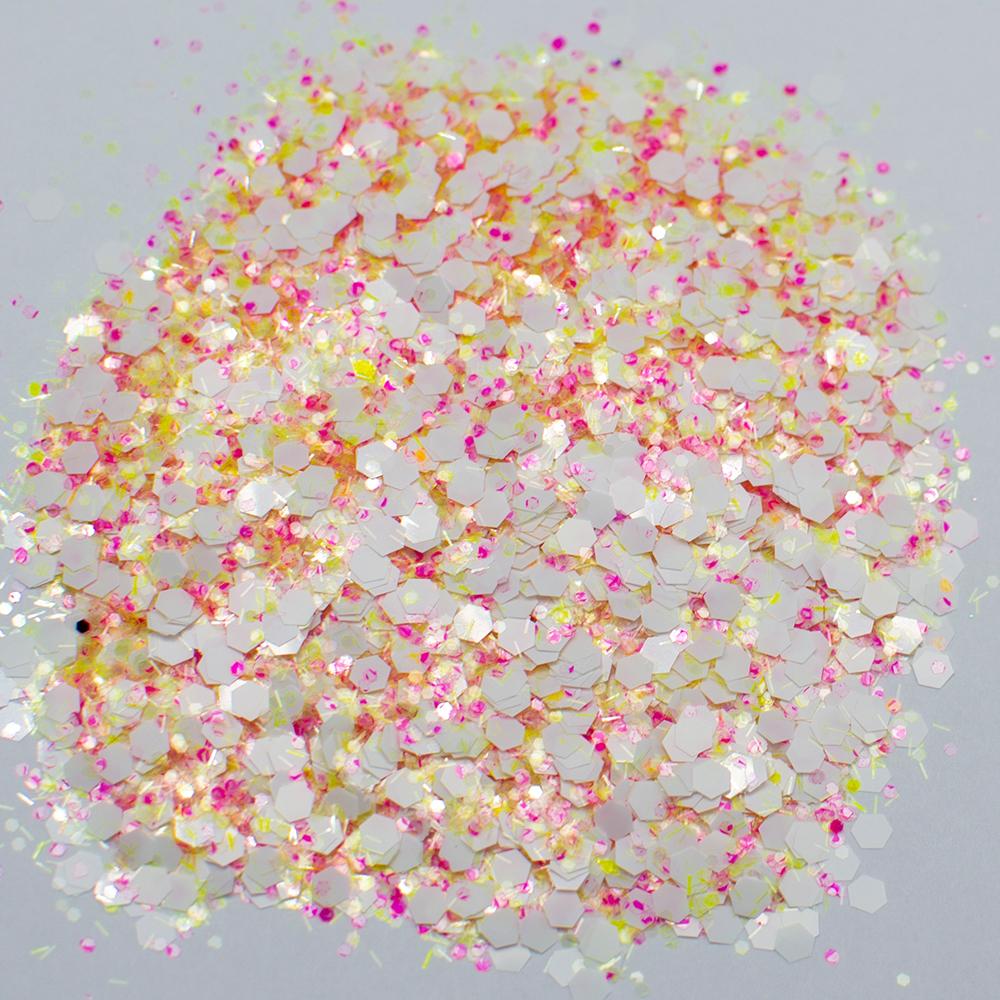 LDS Confetti Glitter Nail Art - CF01 - Cha Cha Cha - 0.5 oz