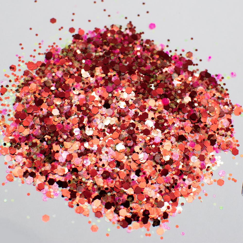 LDS Confetti Glitter Nail Art - CF05 - Hotness - 0.5 oz