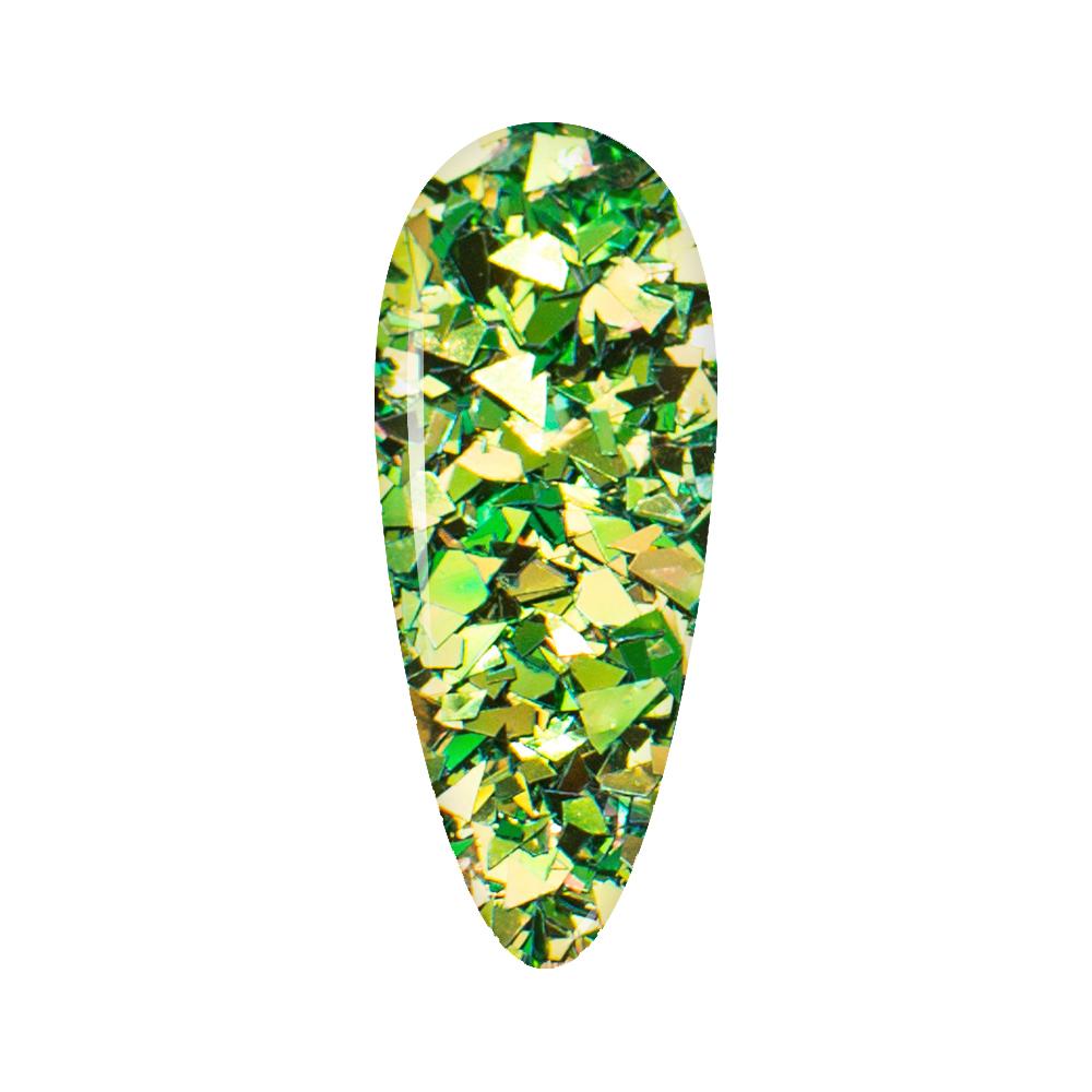 LDS Chameleon Glitter Nail Art - CL01 - Emerald - 0.5 oz