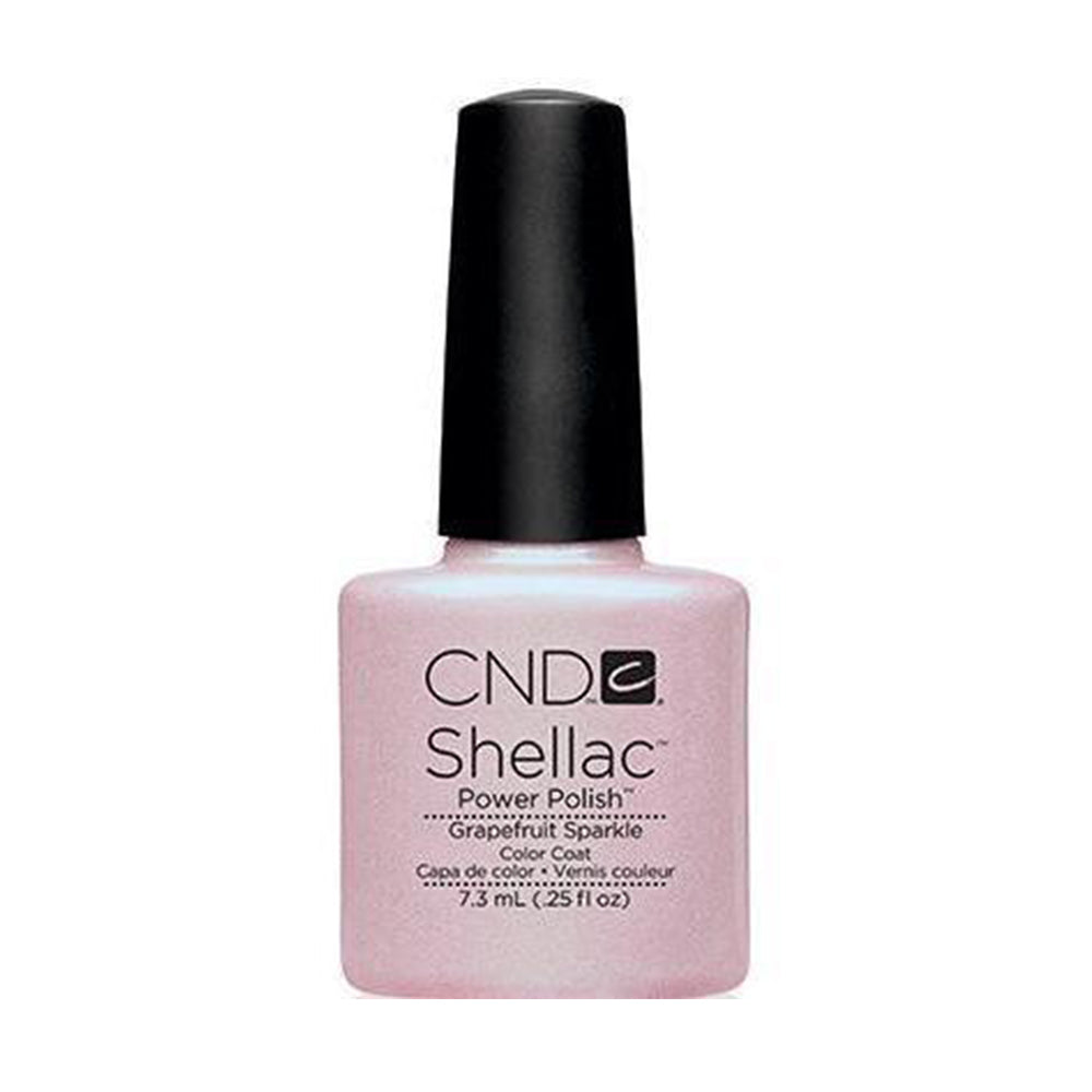 CND Shellac Gel Polish - 056  Grapefruit Sparkle - Pink Colors