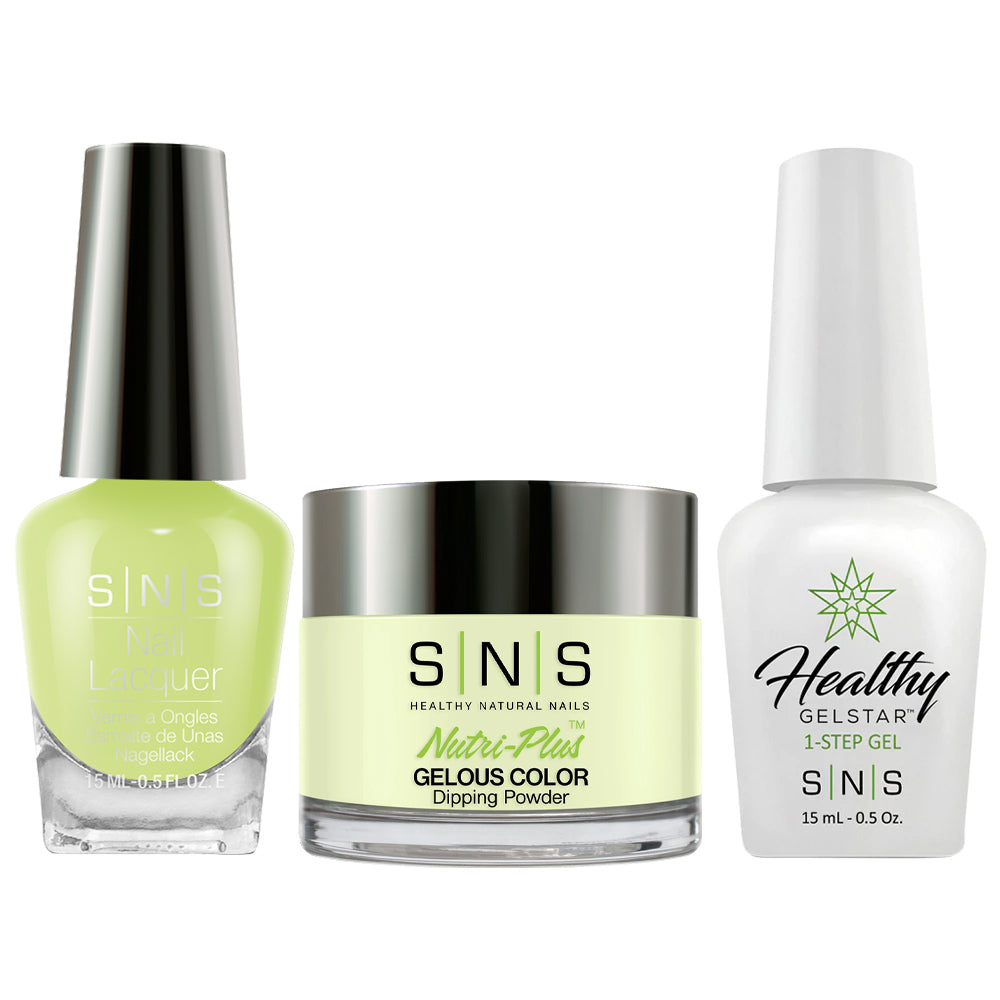 SNS 3 in 1 - CS16 Grasshopper Menthe - Dip (1.5oz), Gel & Lacquer Matching