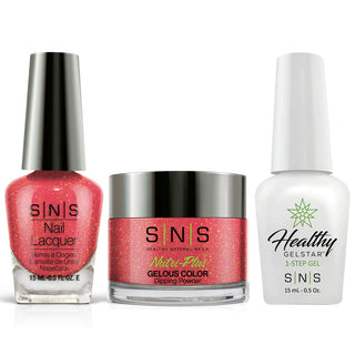 SNS 3 in 1 - CY09 Rose Garden - Dip (1.5oz), Gel & Lacquer Matching